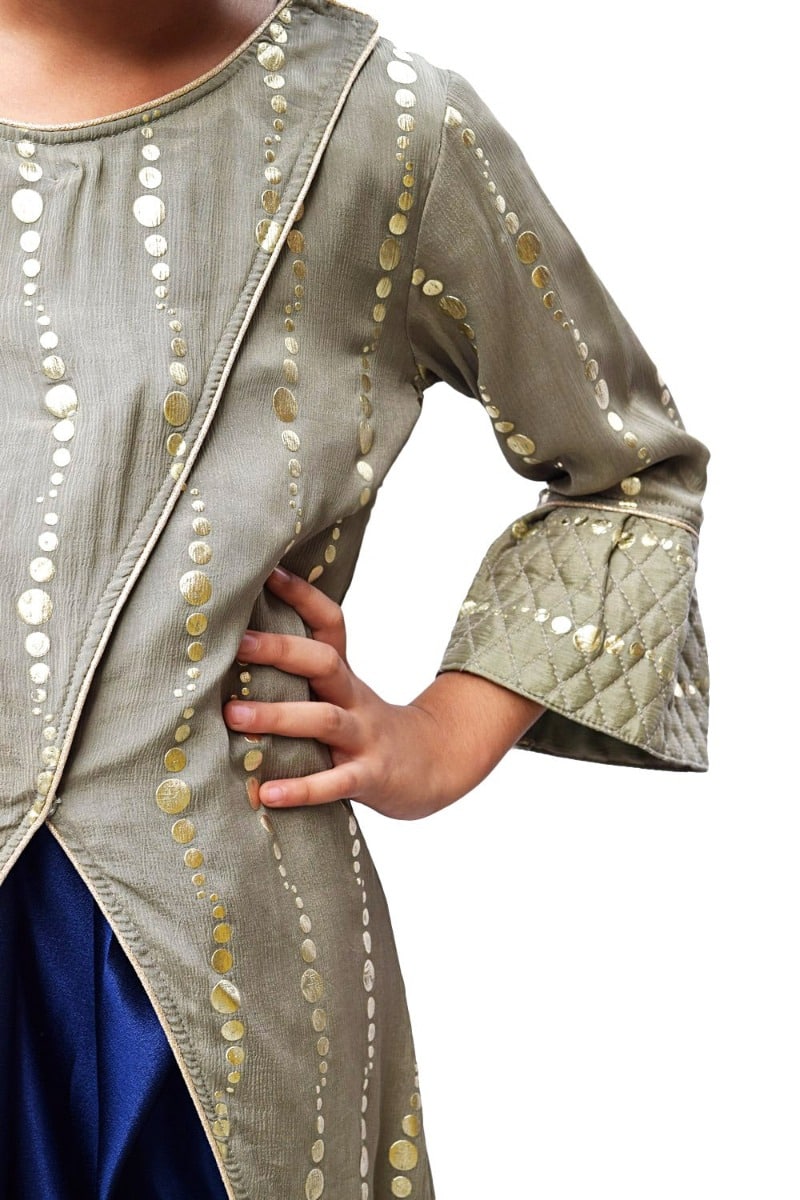 Kids boys ethnic kurta dhoti set with jacket festive wedding wear stylish traditional look