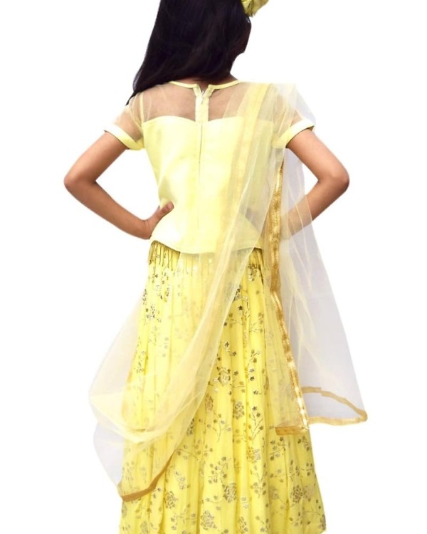 Kids girl lehenga choli festive outfit for wedding functions cute traditional look