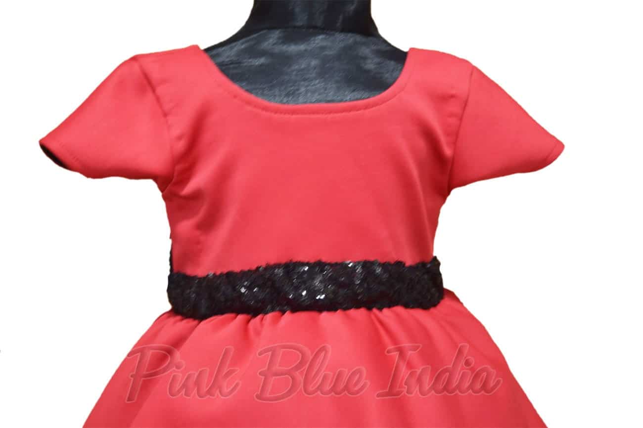 Minnie mouse theme dress for kids girls birthday celebration cute party outfit