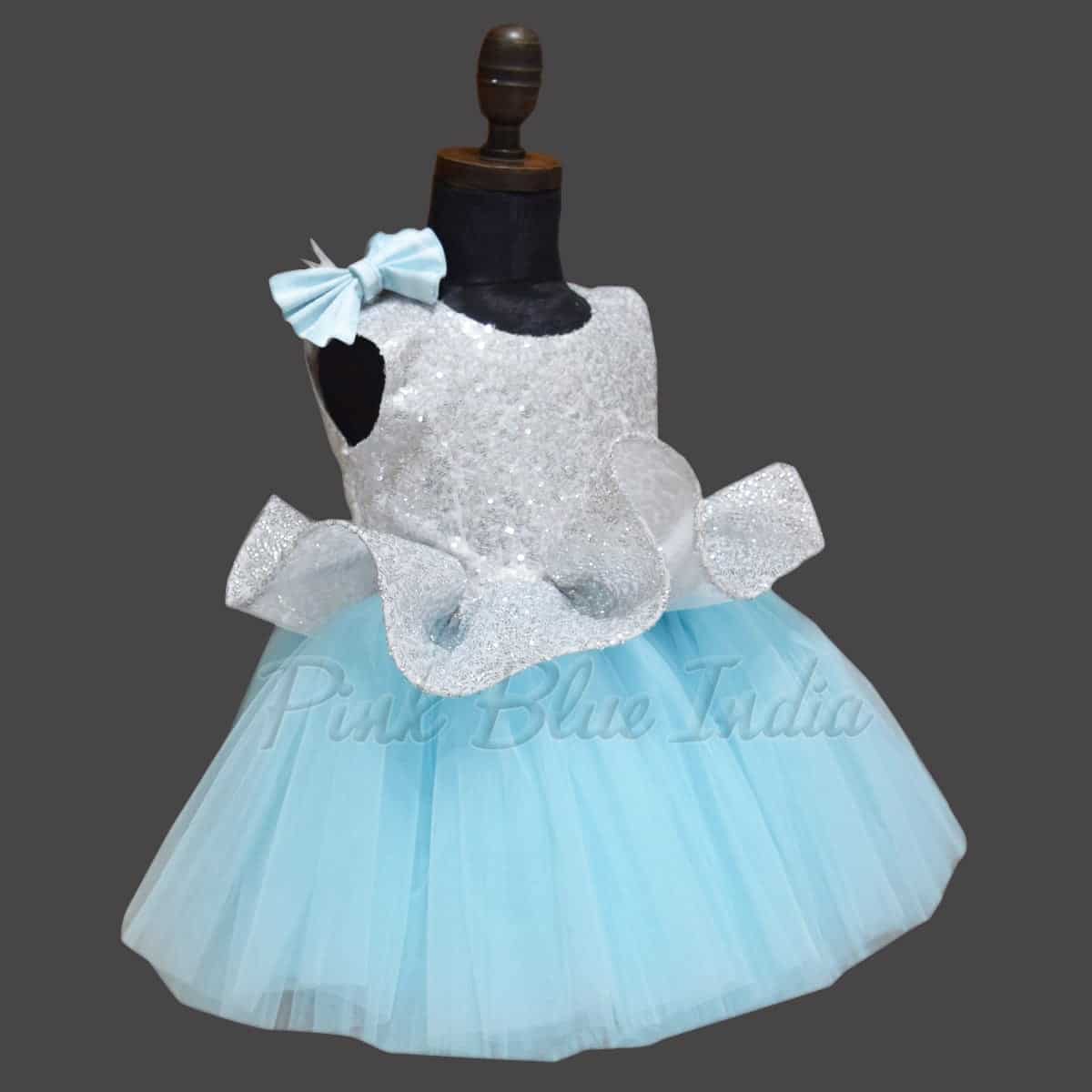 Peplum dress for kids girls stylish birthday party elegant outfit