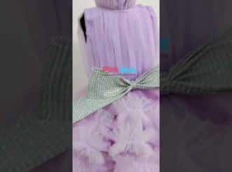 Lavender gown for girls birthday party wear elegant stylish outfit