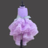 Lavender ruffle gown for girls birthday wear elegant stylish outfit