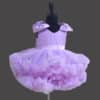 Lavender dress for girls birthday party wear elegant stylish outfit