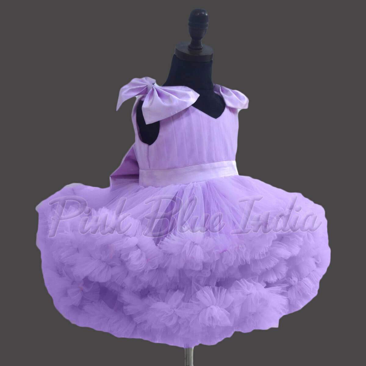 Lavender dress for girls party wear stylish birthday outfit elegant look