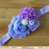 Lavender flower toddler hairband for baby girl birthday outfit, cute stylish accessory
