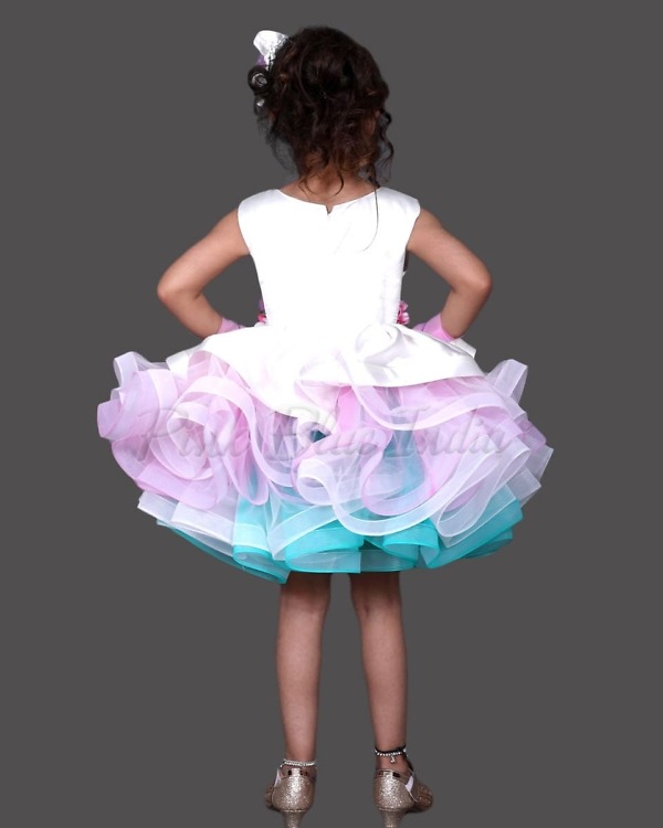 Little pony dress for baby girl birthday party cute cartoon outfit