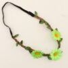 Baby girl braided hairband brown plait stylish birthday party accessory