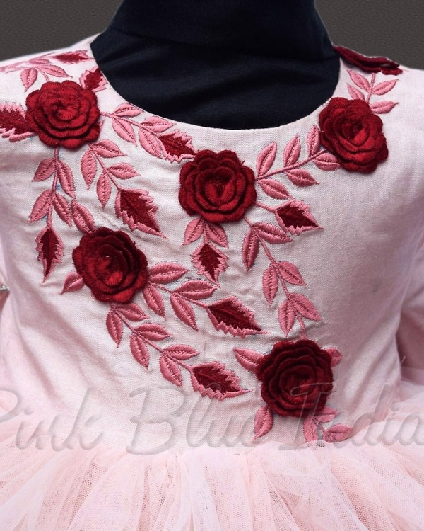 Lovely luxury baby girl first birthday gown for celebration stylish outfit