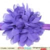 Purple toddler hairband party wear stylish elegant look