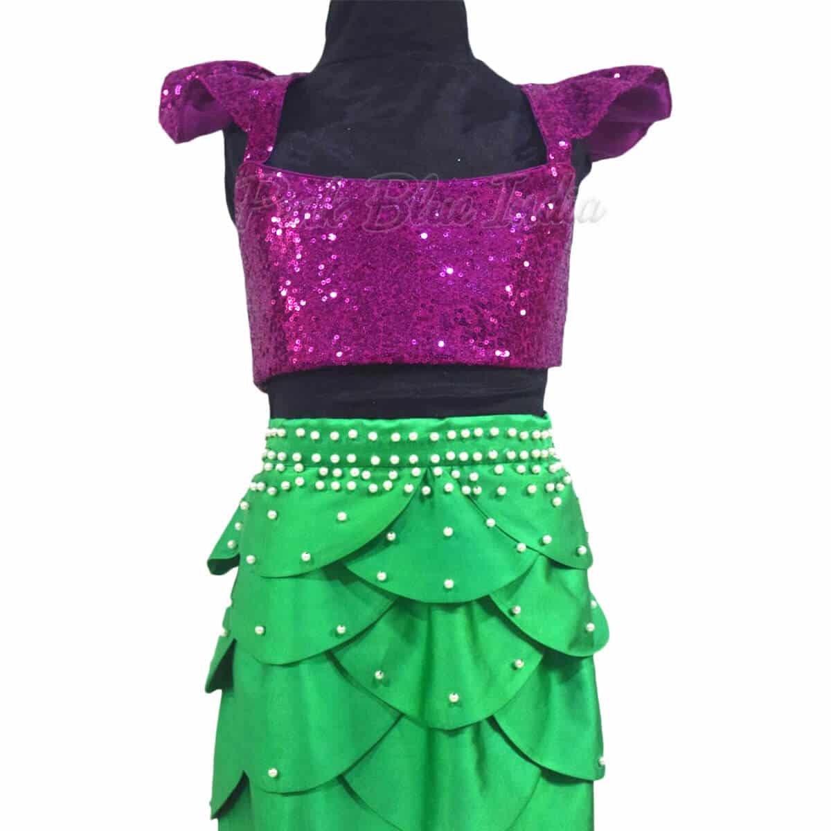 Mermaid style birthday dress for girls party wear cute stylish outfit