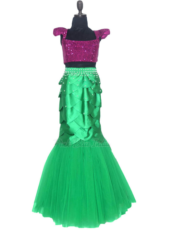 Mermaid style party dress for girls birthday wear cute stylish outfit