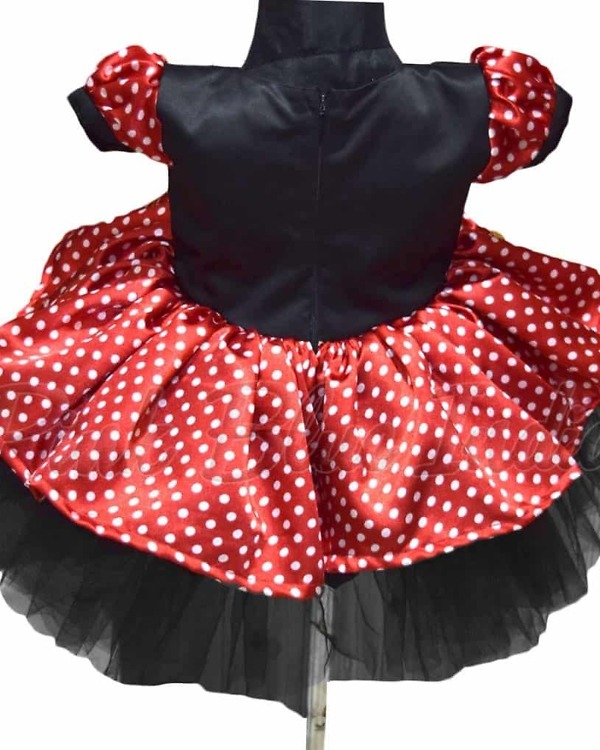 Minnie mouse birthday frock for baby girl party wear cute outfit