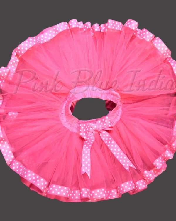 Minnie mouse skirt for baby girl polka dot birthday party cute outfit