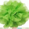 Parrot green infant girl headband for festive wear, bright and stylish