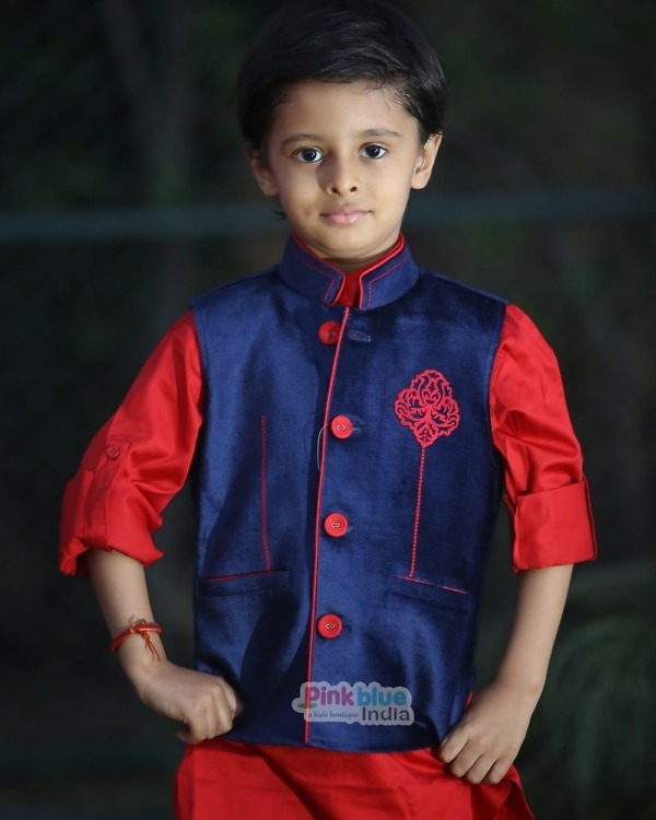 Baby boy kurta pajama party wear traditional festive stylish outfit