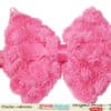 Peach pink baby girl hairband for wedding, soft and stylish party accessory