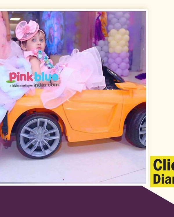 Baby girl pink first birthday dress party wear cute elegant princess style