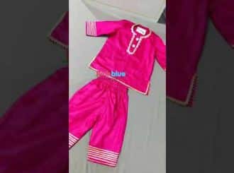 Pink kurta set for girls festive wear stylish ethnic party outfit