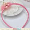 Beautiful Baby Pink Tiara Headband with Fur