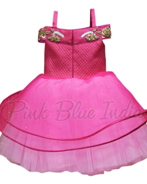 Pink wings gown for girls birthday party fairy theme stylish outfit