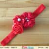 Red Flower Fashion Hair Band for Newborn Princess