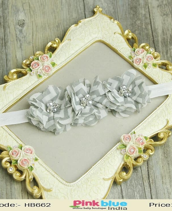 Toddler girl white hairband elegant party accessory cute gift