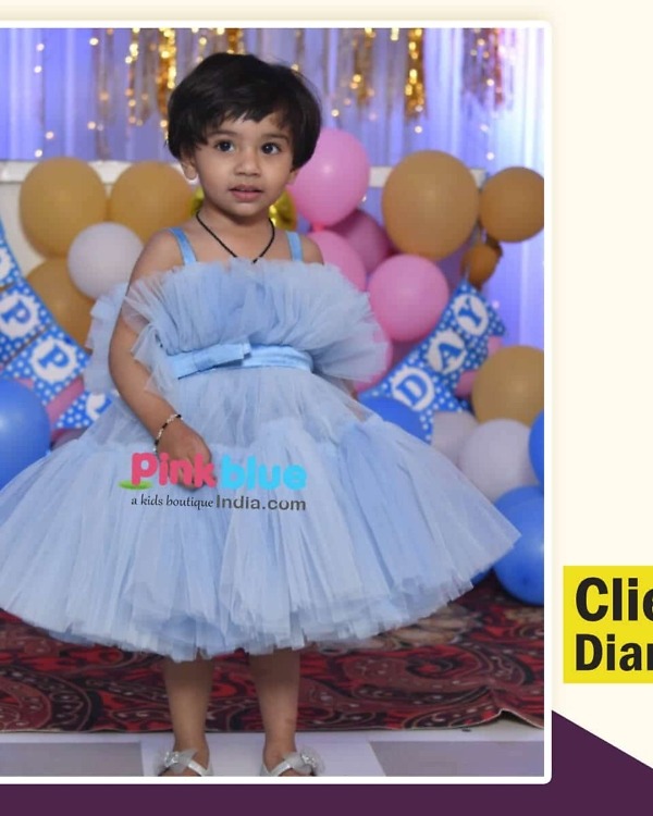 Princess party dress for girls birthday elegant stylish gown