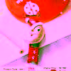 Red Christmas infant girl hair clip for festive celebration, cute gift