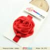 Red rose baby girl hair accessory for wedding, bold and stylish wear
