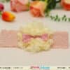 Baby girl salmon net flower headband cute festive wear accessory