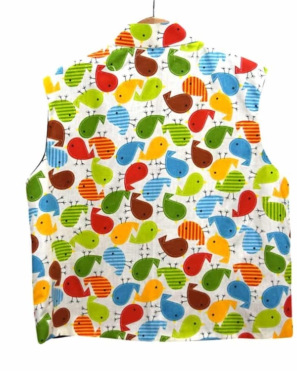Sleeveless modi jacket for baby boy festive stylish outfit