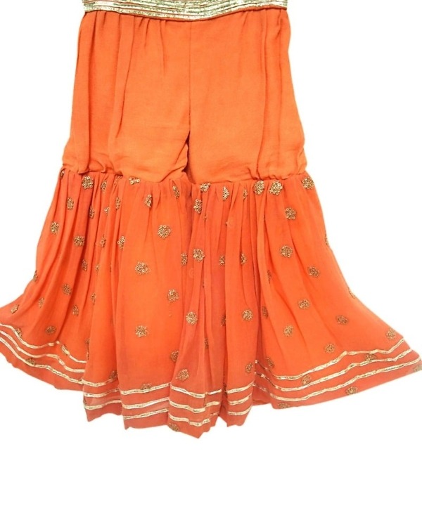 Baby girl crop top lehenga festive wedding outfit stylish cute