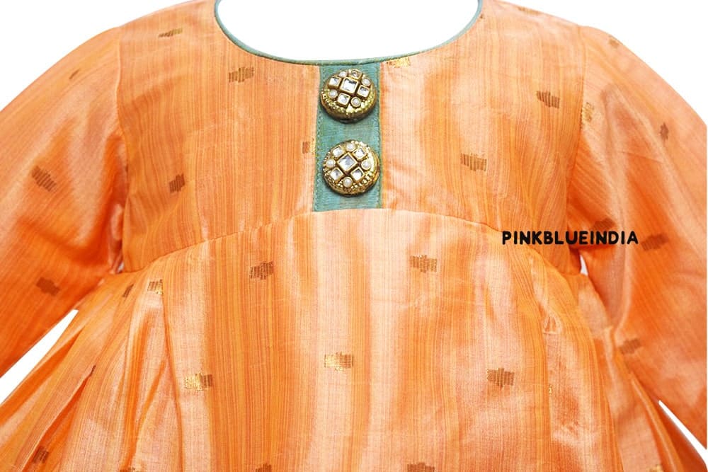 Baby girl dhoti kurta set for festival wear, traditional and cute outfit