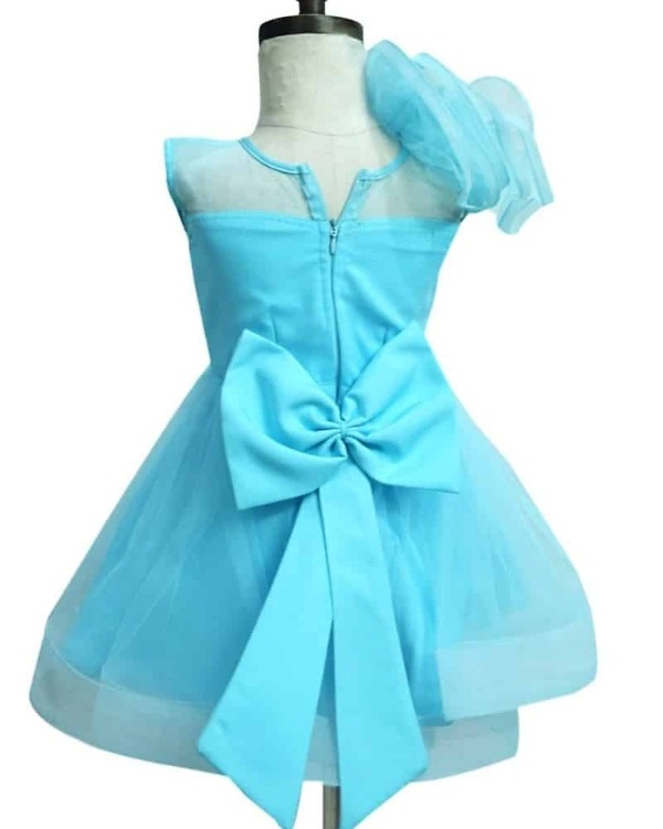 Flower girl party frock elegant birthday wedding dress cute look