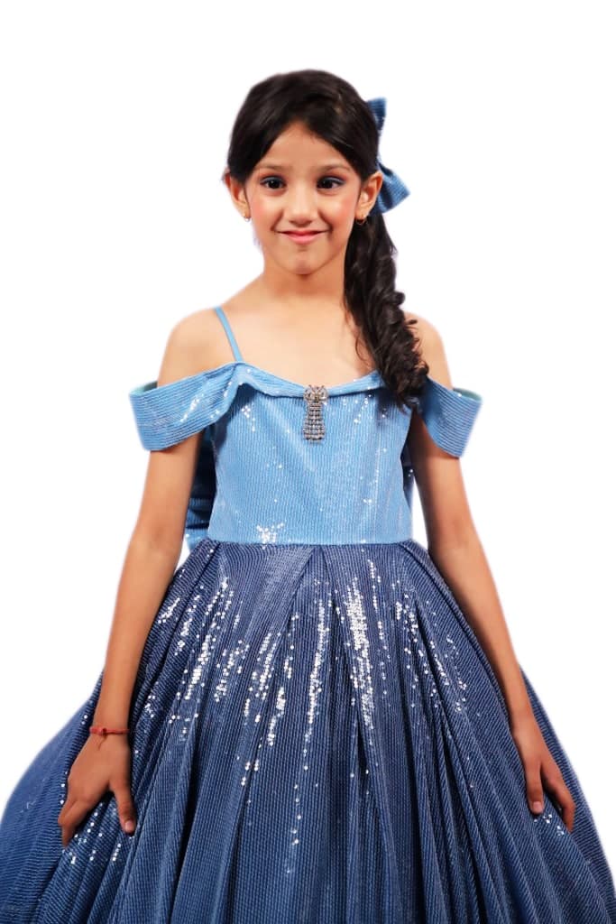 Stylish baby girl party dress for birthday celebration elegant festive wear