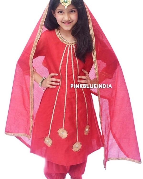 Kids salwar suit set for party wear, traditional and stylish outfit