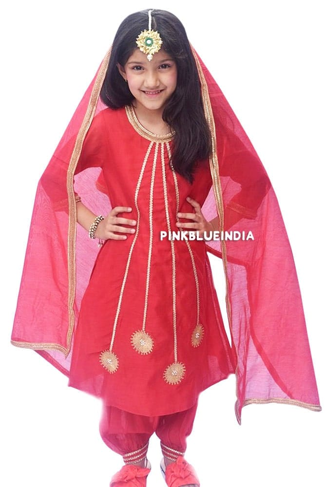 Kids salwar suit set for party wear, traditional and stylish outfit