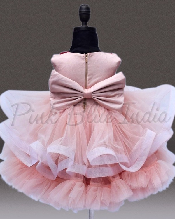 Luxury baby girl first birthday outfit for celebration elegant princess look
