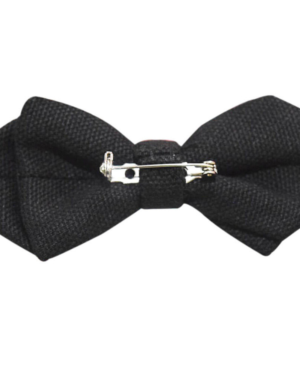 Kids black bow tie party accessory elegant stylish occasion wear