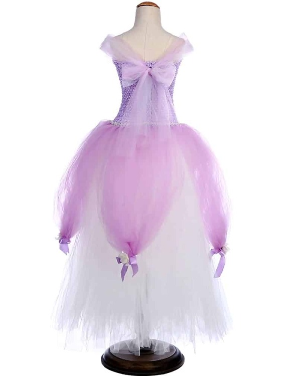 Princess Sofia themed dress baby girl purple birthday outfit royal party wear