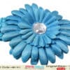 Sky blue crochet flower headband for baby girls party wear