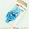 Infant girl sky blue floral headband cute party accessory gift