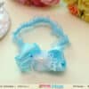 Cute baby girl sky blue headband with bow for party wear, soft stylish festive accessory gift
