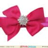 Baby girl magenta hairband sleek party accessory vibrant stylish look