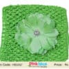 Green stretch hairband for toddler girls party, comfortable and stylish