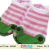Frog print baby socks for infants playful party wear cute
