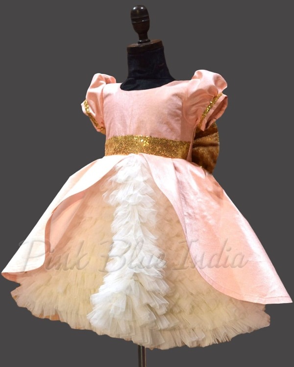 Designer kids birthday dress premium party outfit stylish elegant