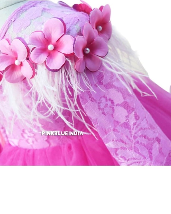 Stylish high low dress for kids party wear, elegant and modern outfit