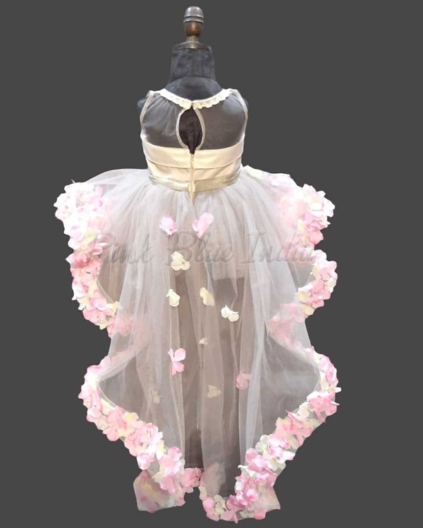 Stylish high low dress for girls birthday party modern designer outfit