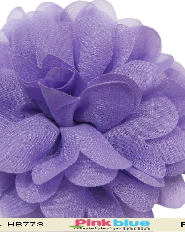 Lavender infant headband for birthday party, soft and stylish accessory